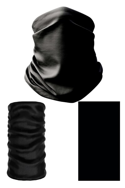 e taktik Multifunctional One Colour Black Seamless Knitting UV+ Neckerwear Face Mask Headband Bandana Do Rag Hairband