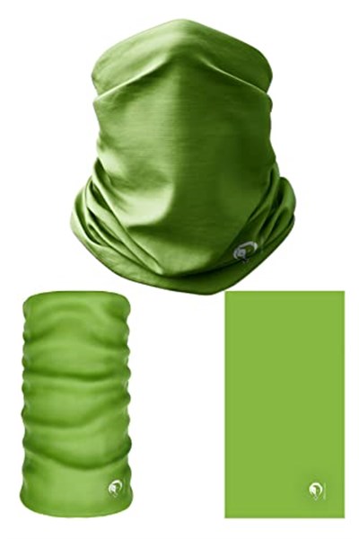 e taktik Multifunctional One Colour Green Seamless Knitting UV+ Neckerwear Face Mask Headband Bandana Do Rag Hairband