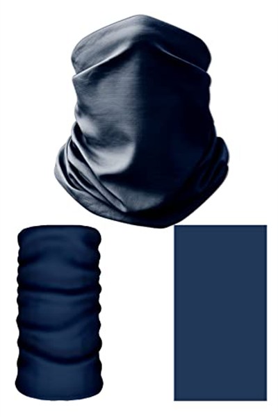 e taktik Multifunctional One Colour Navy Blue Seamless Knitting UV+ Neckerwear Face Mask Headband Bandana Do Rag Hairband