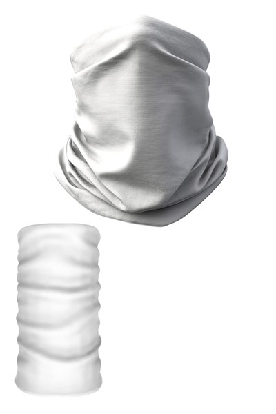 e taktik Multifunctional One Colour White Seamless Knitting UV+ Neckerwear Face Mask Headband Bandana Do Rag Hairband