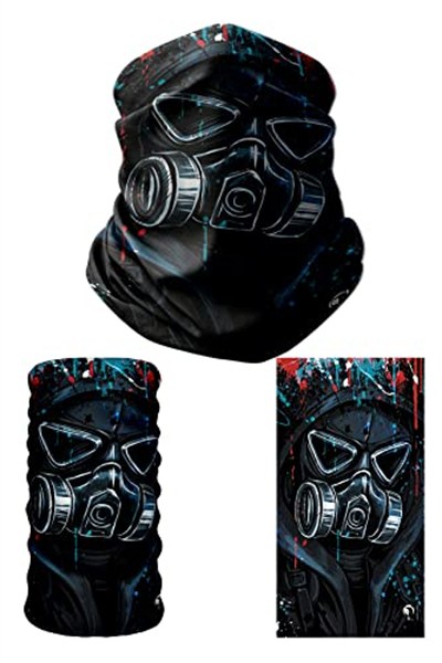 e taktik Multifunctional Painted Graffiti Seamless Knitting UV+ Neckerwear Face Mask Headband Bandana Do Rag Hairband