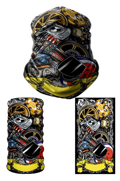 e taktik Multifunctional Racing Parts Seamless Knitting UV+ Neckerwear Face Mask Headband Bandana Do Rag Hairband