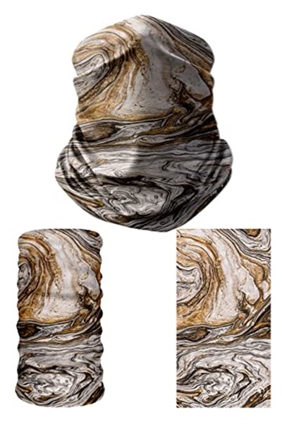 e taktik Multifunctional Silvery Brown Paint Seamless Knitting UV+ Neckerwear Face Mask Headband Bandana Do Rag Hairband