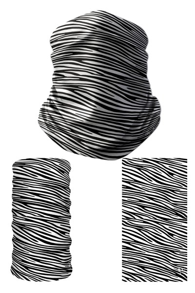 e taktik Multifunctional Zebra Pattern Seamless Knitting UV+ Neckerwear Face Mask Headband Bandana Do Rag Hairband