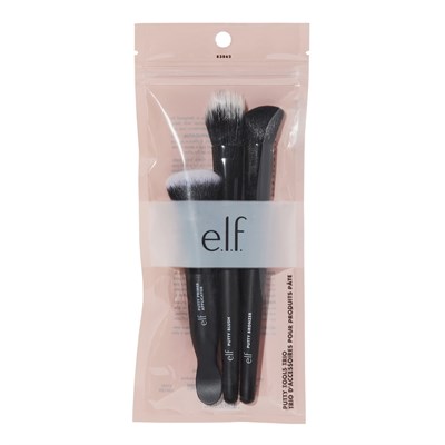 e.l.f. Macun Araçları Üçlü, Macun Ürünleri İçin 3lü Yüz Makyaj Fırçası Seti, Macun Astarı, Allık ve Bronzlaştırıcı, Vegan ve Hayvanlar Üzerinde Denenmemiş Olarak Kolayca Karıştırmanıza Yardımcı Olur