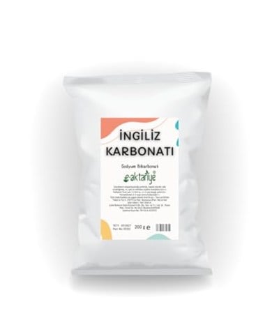 ea e-aktariye İngiliz Karbonatı (Sodyum Bikarbonat) 200 Gr