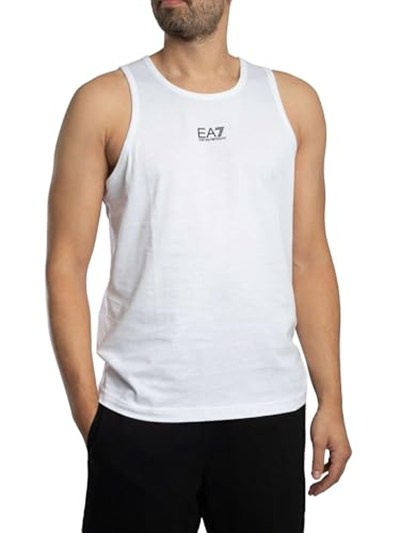 EA7 Emporio Armani Core Identity Tank Top, Beyaz