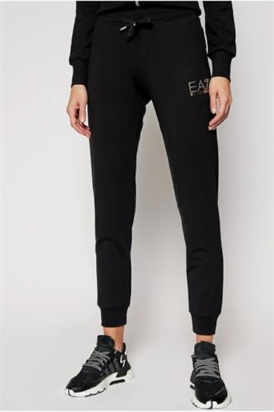 EA7 Emporio Armani Tuta Donna in Tessuto Nero Art.8NTV51TJ9RZ-1200