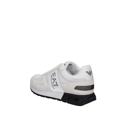 EA7 Erkek B&w Mesh Run Koşu Stili Spor Ayakkabı Beyaz