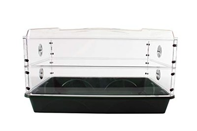 EarlyGrow 93807 Kubbeli Yayıcı, 2 Yükseklik Uzatıcı, Yeşil
