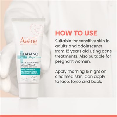 EAU THERMALE AVENE Cleanance Hydra Cream 40ml
