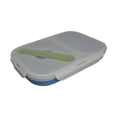 Eco Vessel Smashbox Çift Hazneli Katlanır Tabak, Mavi