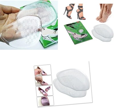 Ecoform Silikonlu Topuklu Ayakkabı Tabanlığı Kaydırmaz Tabanlık 1 Çift