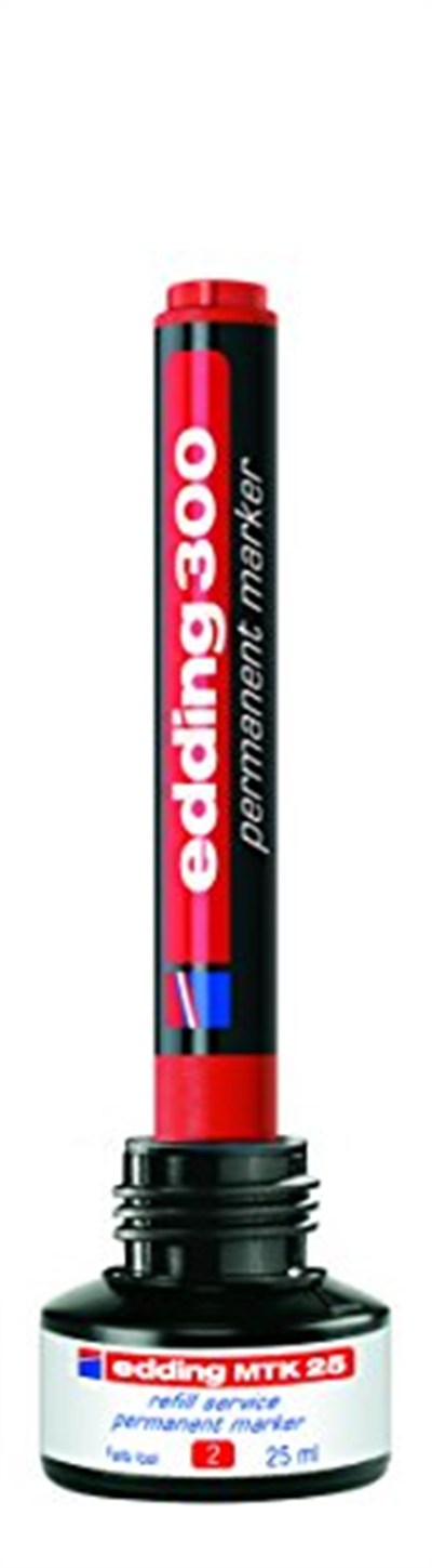 edding 300 permanent markör - siyah - 1 kalem - 1,5-3 mm yuvarlak uçlu