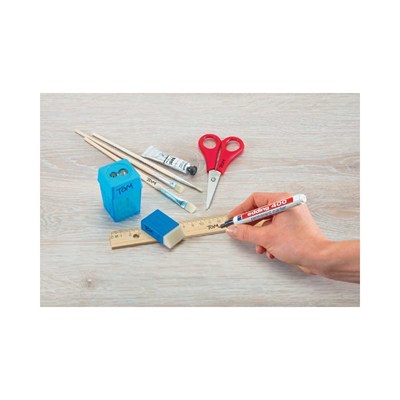 Edding 400 permanent markör - siyah - 1 kalem - 1 mm ince yuvarlak uçlu - suya dayanıklı
