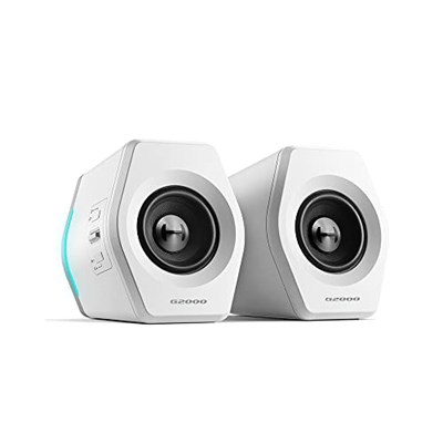 EDIFIER G2000 Bluetooth oyun hoparlörü, 3 ses modu ve RGB aydınlatma, mükemmel oyun atmosferi için 12 farklı ışık efekti. Bağlantılar: Bluetooth, USB (ses kartı) veya 3,5 mm jak.