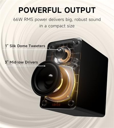 Edifier M60 Compact Masa Hoparlörü - Siyah