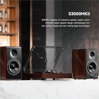 Edifier S3000MKII Premium 2.0 Hoparlör Sistemi Kahverengi