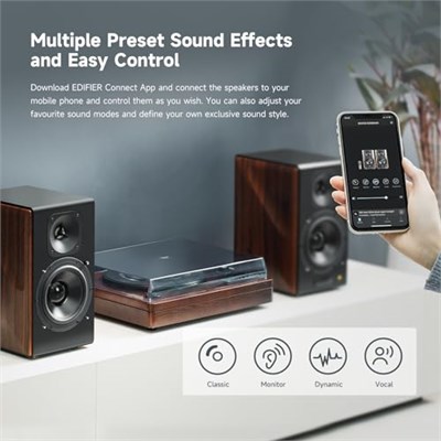 Edifier S3000MKII Premium 2.0 Hoparlör Sistemi Kahverengi
