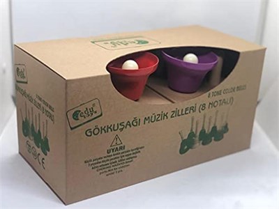 Edutoys GÖKKUŞAĞI MÜZİK ZİLLERİ (8 NOTALI)