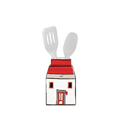 Egan Italy Le Casette Le Casette Kaşıklık Kırmızı 11x17 cm