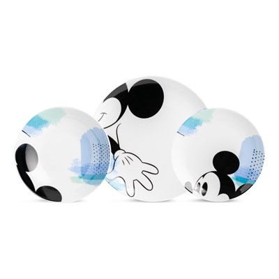 Egan Italy Mickey Mouse Enjoy Tek Kişilik Yemek Takımı