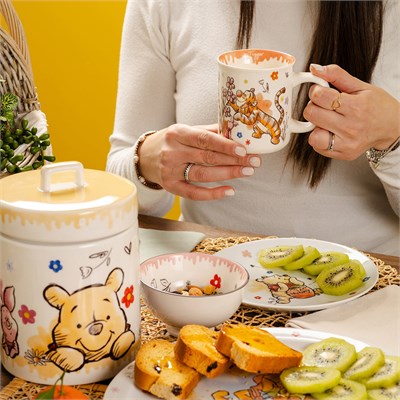 Egan Italy Winnie the Pooh L Porselen Vakumlu Kavanoz