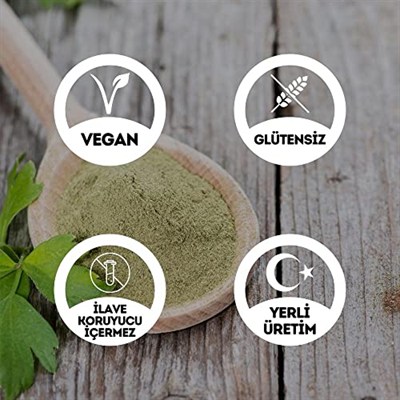 EGEYE DÖNÜŞ Kereviz Tozu - 100 Gr. (Öğütülmüş Kuru Kereviz Kökü - Doğal Aroma Verici - Glütensiz)
