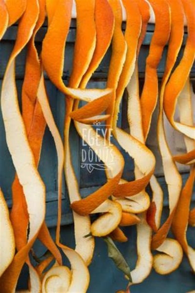 EGEYE DÖNÜŞ Portakal Kabuğu Tozu - 100 Gr. (Öğütülmüş Kuru Portakal Kabuğu - Doğal Aroma Verici - Glütensiz Sporcu Gıdası)