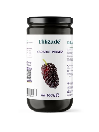 Ehlizade Karadut Pekmezi 650 Gram