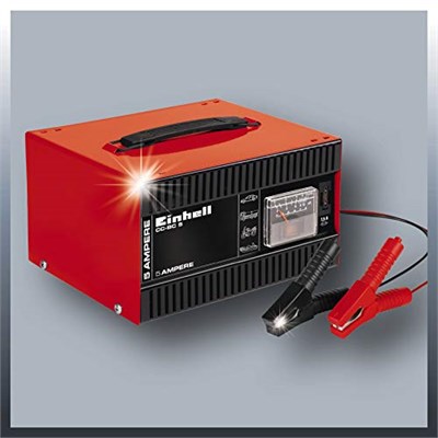 Einhell Akü Şarj Cihazı CC-BC 5 (Dahili ampermetre, çelik kasa, aşırı yük ve ters bağlantı koruması, izoleli kelepçeler) - 1056121