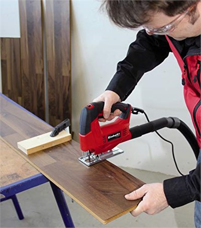 Einhell Dekupaj Testere TC-JS 60/1 (düşük titreşim, devir kontrol elektroniği, aletsiz testere bıçağı değişimi, 45° açıya kadar ke - Seçenekler: 28.4 x 8.7 x 21.3 cm; 2.27 kilogram, Schnitttiefe 60 mm