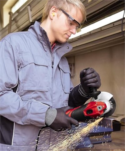 Einhell Devir Ayarlı Avuç Taşlama TE-AG 125 CE (1100 W, disk çapı Ø 125 mm, sabit devir teknolojisi, koruma kapağı, ayarlanabilir ek tutamakta anaht - Seçenekler: 32.5 x 13 x 13.1 cm; 2.68 kilogram...