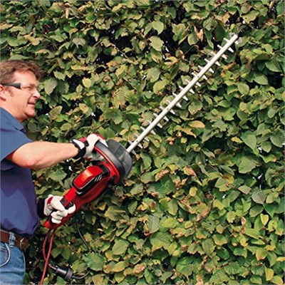 Einhell Elektrikli Çit Budama GE-EH 6560 (650 W, lazer kesim ve elmas taşlama ile işlenmiş çelik bıçaklar, metal dişli, darbe koruması, kılıf dahil) - 3403330