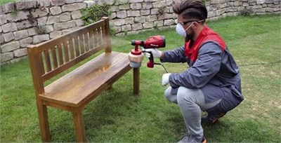 Einhell Sprey Boya Sistemi TC-SY 400 P (400 W, küçük ve orta büyüklükte yüzeyler için, vernik ve lake için, boya miktarı ayarı) - 4260005