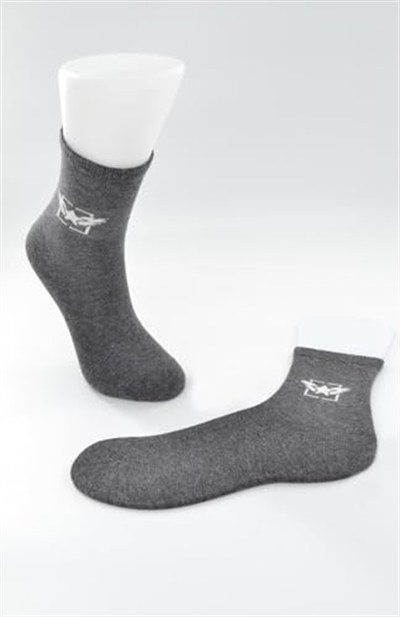 Ekinoks Lius Arma Desenli Erkek Çocuk Soket Çorap Füme