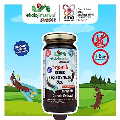 Ekoloji Market Organik Bebek Glutensiz Keçiboynuzu Özü