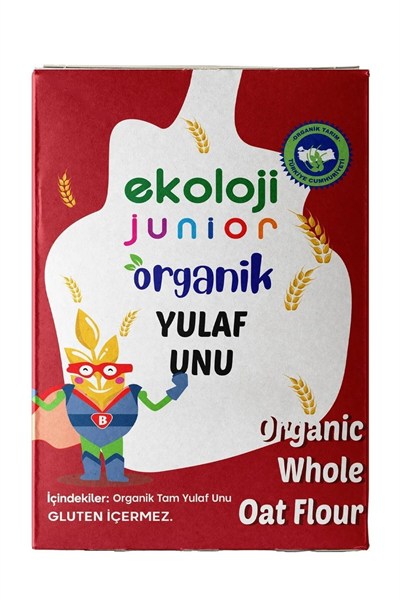 Ekoloji Market Organik Bebek Glutensiz Tam Yulaf Unu