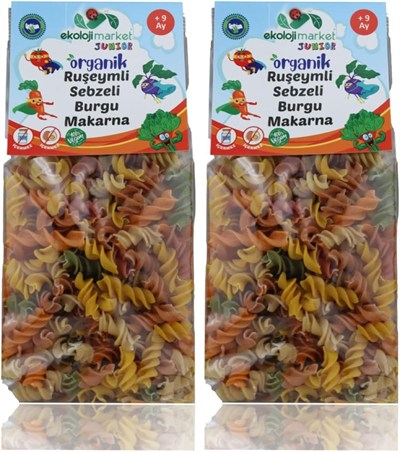 Ekoloji Market Organik Ruşeymli Sebzeli Burgu Makarna (2 paketi)