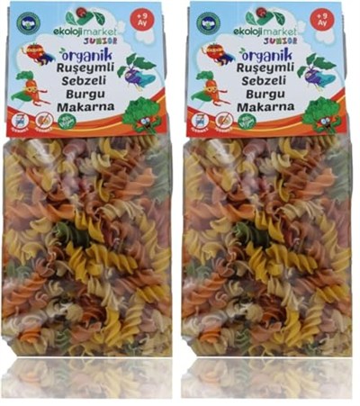 Ekoloji Market Organik Ruşeymli Sebzeli Burgu Makarna (2 paketi)