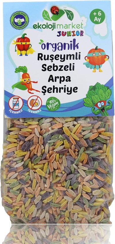 Ekoloji Market Organik Ruşeymli Sebzeli Arpa Şehriye