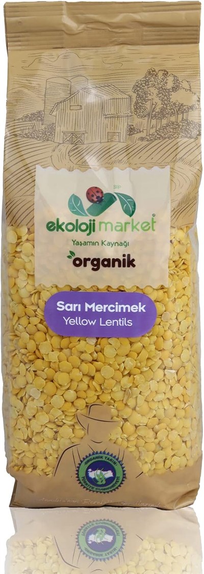 Ekoloji Market Organik Yeşil Mercimek 750 Gr
