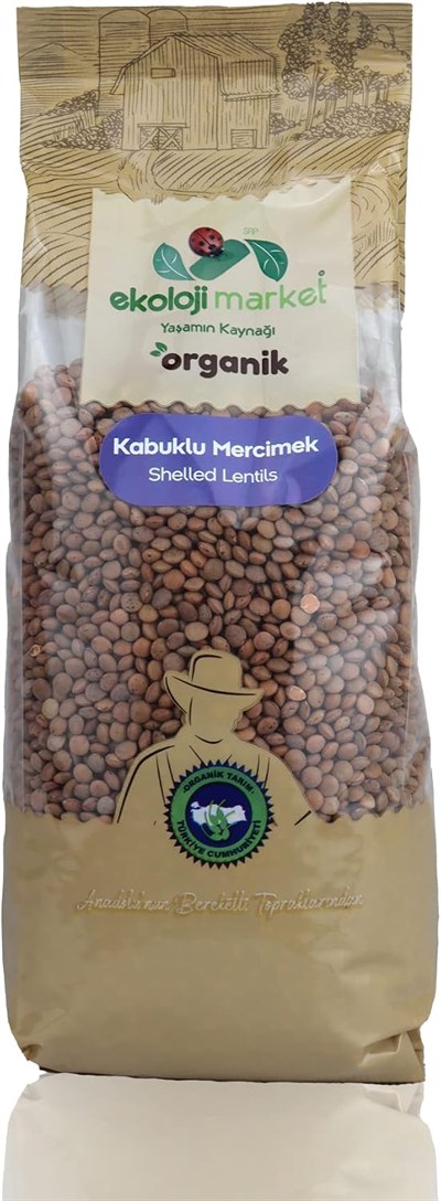 Ekoloji Market Organik Yeşil Mercimek 750 Gr