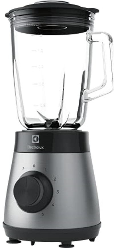 Electrolux E4TB1-6ST Sürahili Blender | 1.5 Litre Geniş Kapasite, Buz Kırıcı, Smoothie Blender, TruFlow® Bıçaklar, 6 Farklı Hız Ayarı | 800W, Paslanmaz Çelik