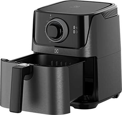 Electrolux E5AF1-4GB Create 5 Airfryer Granit Siyah 3.5 Litre Sepet Kapasiteli, 2.5 Litre Kızartma Kapasiteli, 1350W, 60 Dakikalık Zamanlayıcılı