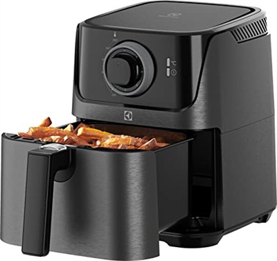 Electrolux E5AF1-4GB Create 5 Airfryer Granit Siyah 3.5 Litre Sepet Kapasiteli, 2.5 Litre Kızartma Kapasiteli, 1350W, 60 Dakikalık Zamanlayıcılı