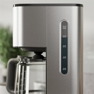 Electrolux E5CM1-6ST Create 5 Filtre Kahve Makinesi | Zaman Ayarlı Demleme, Aroma Seçme, Otomatik Kapanma, Kolay Temizlenebilir Filtre | 1000W, 1.38 Litre, Paslanmaz Çelik