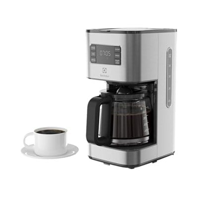 Electrolux E5CM1-6ST Create 5 Filtre Kahve Makinesi | Zaman Ayarlı Demleme, Aroma Seçme, Otomatik Kapanma, Kolay Temizlenebilir Filtre | 1000W, 1.38 Litre, Paslanmaz Çelik
