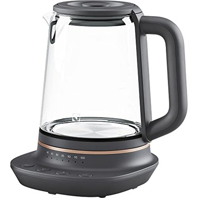 Electrolux E7GK1-8BP Explore 7 Cam Kettle | 1.7L Kapasite, Demlik Sepeti, Ayarlanabilir Sıcaklık, Sıcak Tutma, Cam Gövde | Çay, Kahve ve Sıcak İçecekler İçin