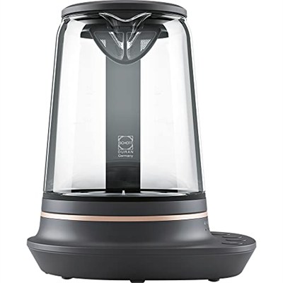Electrolux E7GK1-8BP Explore 7 Cam Kettle | 1.7L Kapasite, Demlik Sepeti, Ayarlanabilir Sıcaklık, Sıcak Tutma, Cam Gövde | Çay, Kahve ve Sıcak İçecekler İçin